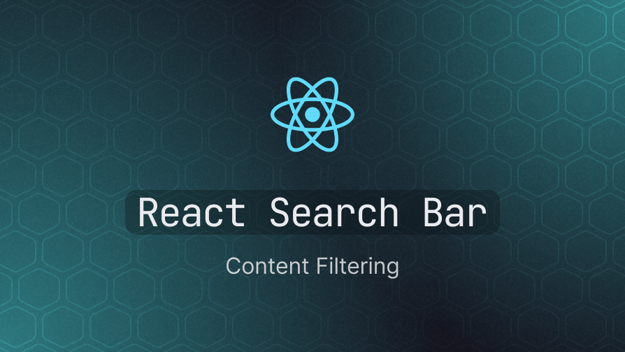 Creating a React search bar and content filtering components | Refine