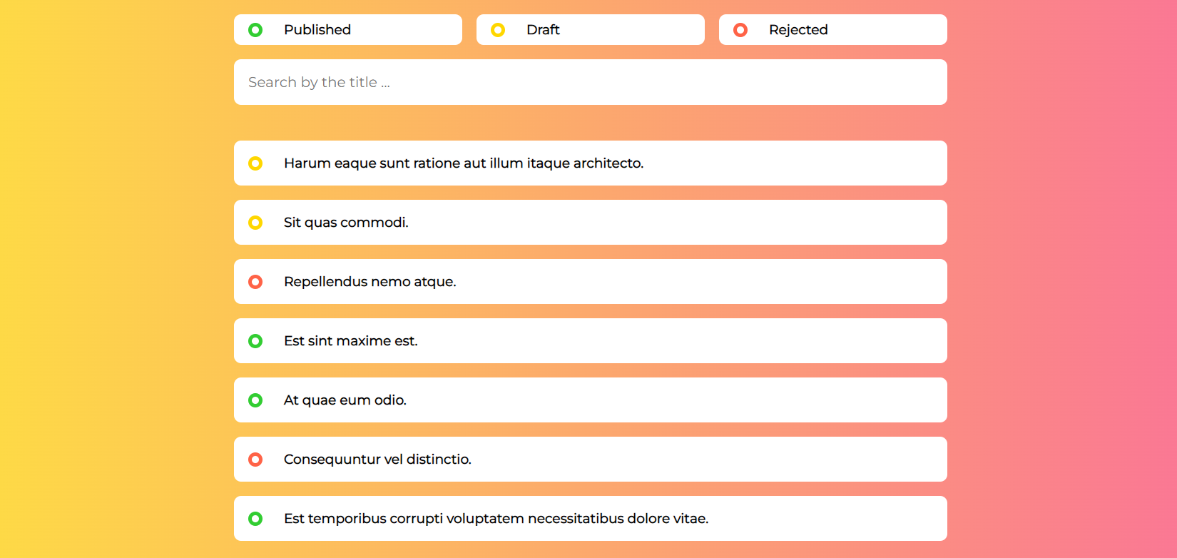 React Select Filter Option Example