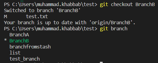 git switch