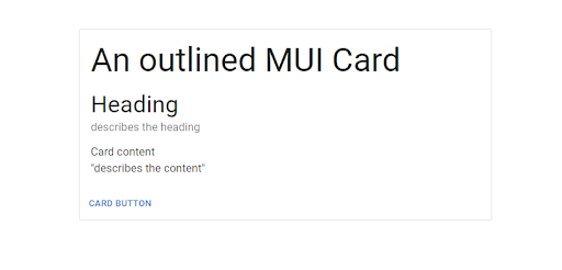 mui card