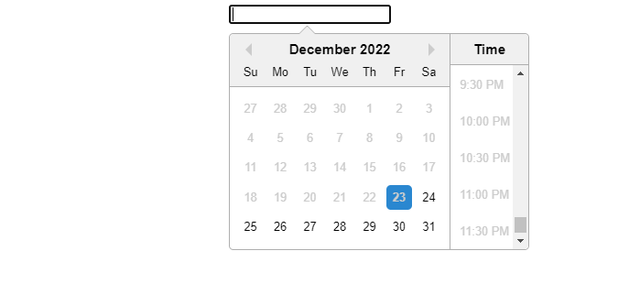 react date picker