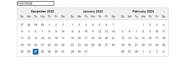 react date picker