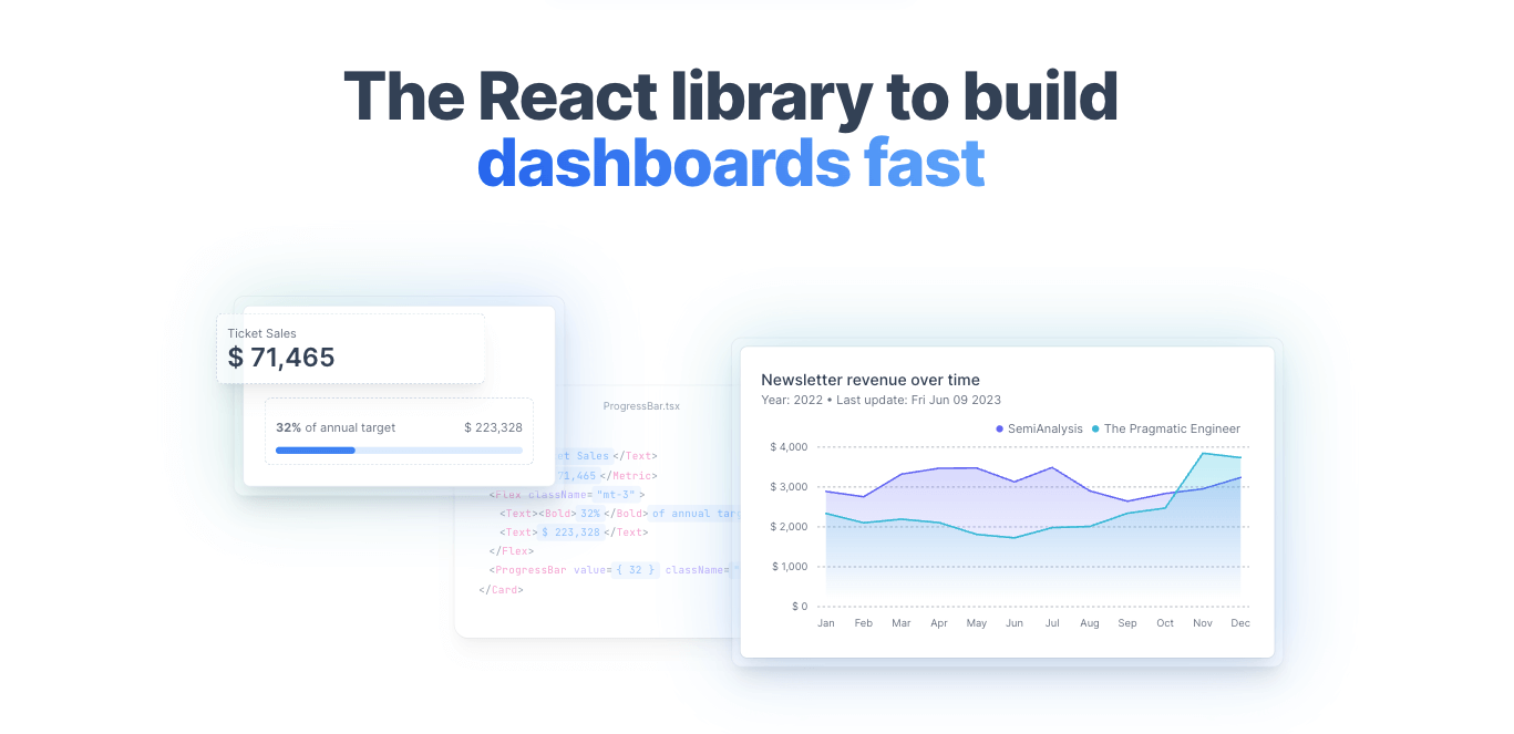 react admin dashboard