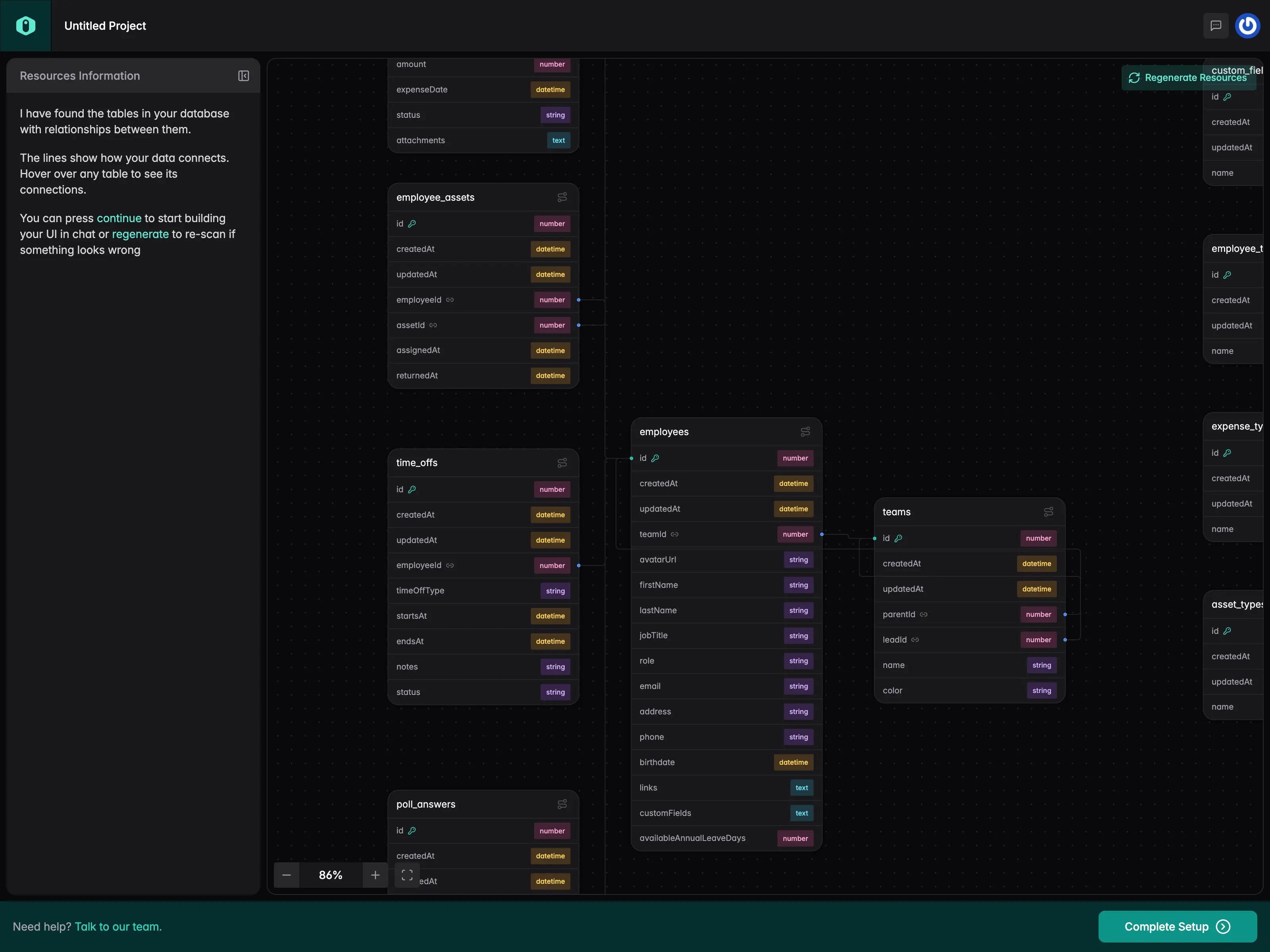 DevTools Refine Wizard