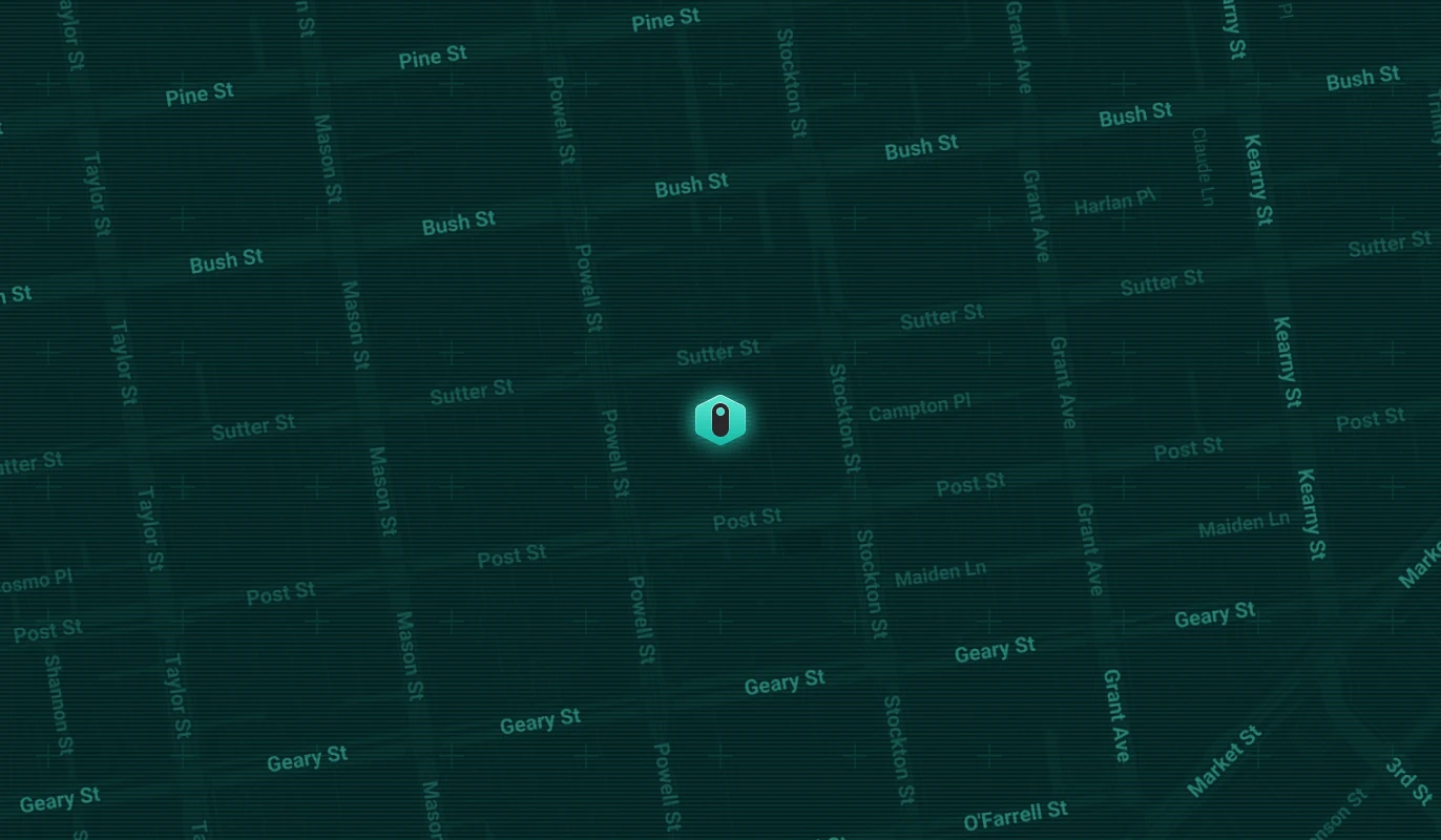 Map showing office location